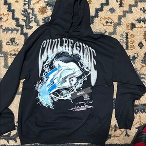 Black Graphic Hoodie